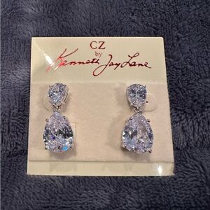 Double Pear Drop Earrings